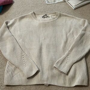 Lucky Brand tan sweater size medium